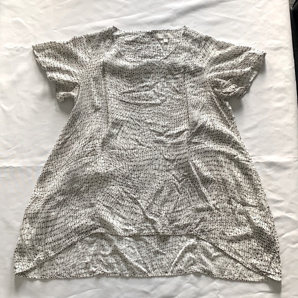 Ripe Monochrome Patterned Nursing Blouse High Low Breastfeeding top - Picture 1 of 7